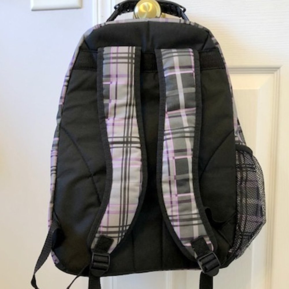 LIKE NEW Purple Backpack - Picture 4 of 9
